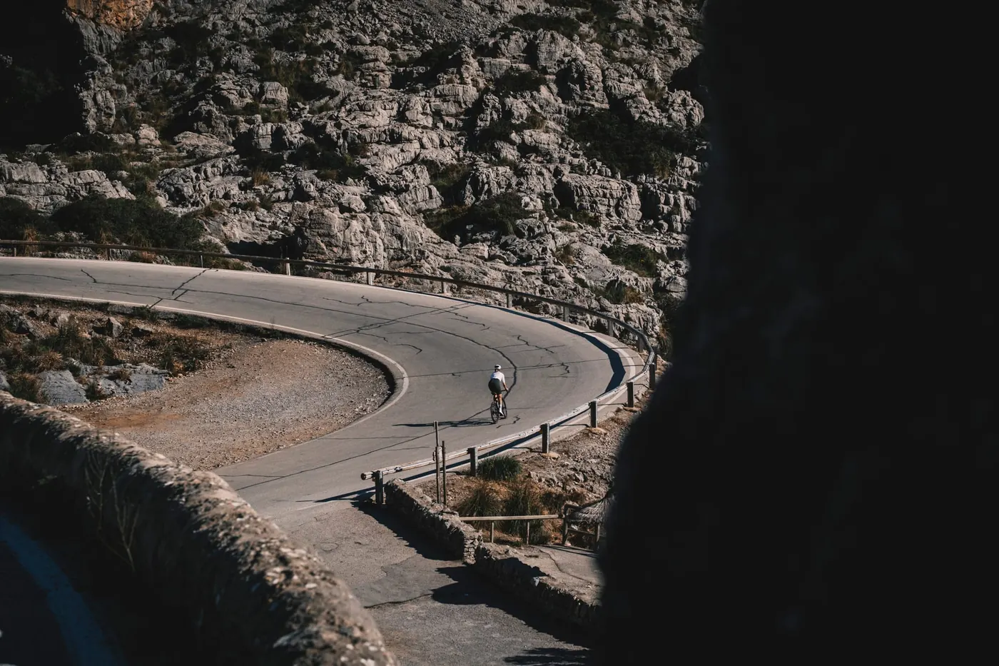conquering sa calobra on the pinarello f7 in parietti kit