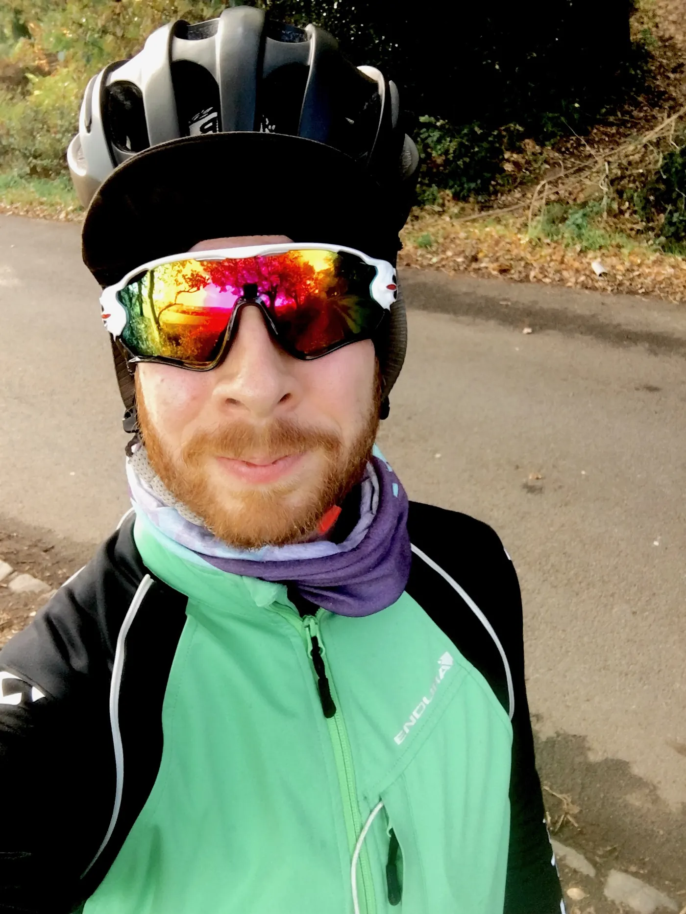 This is me peak 2018 on a winters morning (yes those are fake FOakleys from our pal Aliexpress)