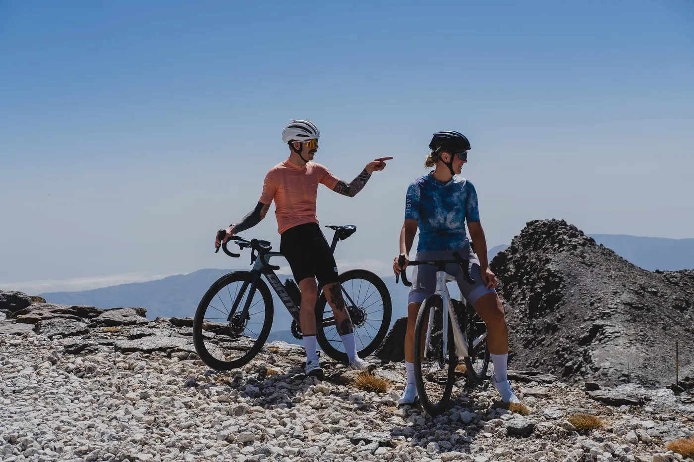 riding through sierra nevada